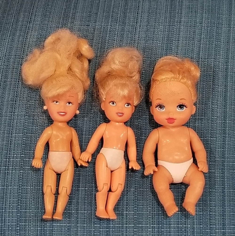 3 Cinderella barbie Babies